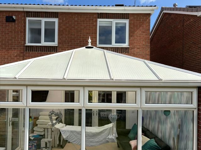 Conservatory Roof After Cleaning