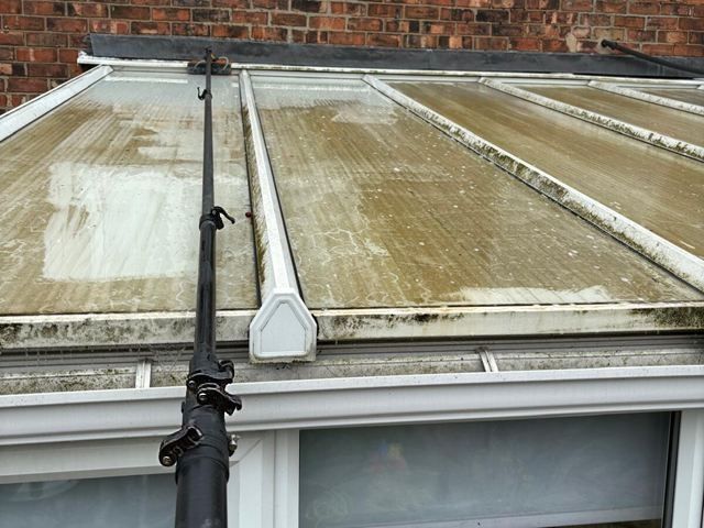 Conservatory Roof Before Cleaning